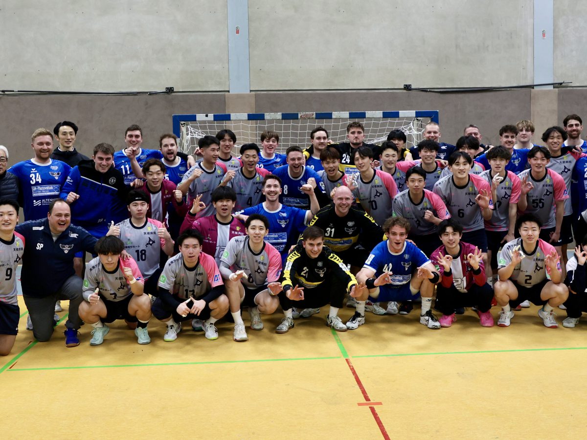 Handball verbindet: Falken und japanische Stundentenauswahl setzen Zeichen!